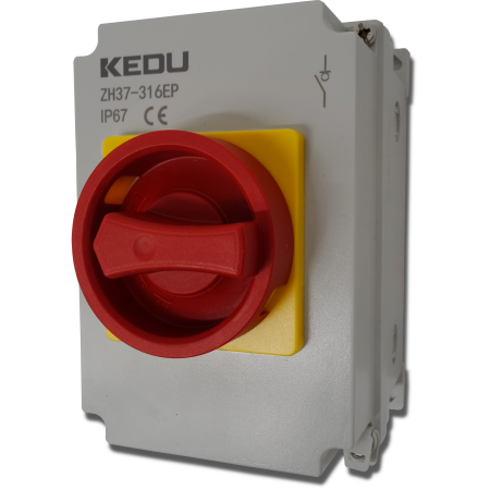 ROZŁĄCZNIK IZOLACYJNY ZH37 16A OBUDOWA IP67